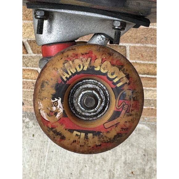 1996 Flip Geoff Rowley Skateboard Deck Blue Meanie Andy Scott Wheels Grind King - Picture 8 of 13